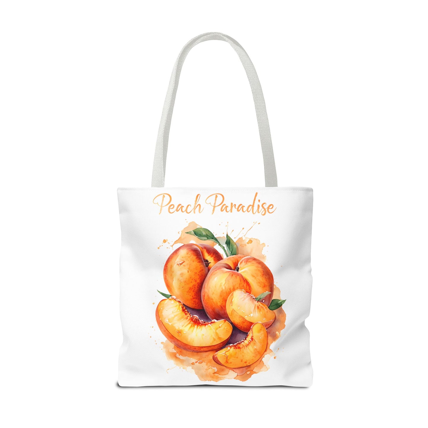 Peach Paradise Tote Bag | Fruit Lover Bag | Summer Accessory | Gift for Friends | Eco-Friendly Shopping Bag | Beach Bag | Foodie Tote
