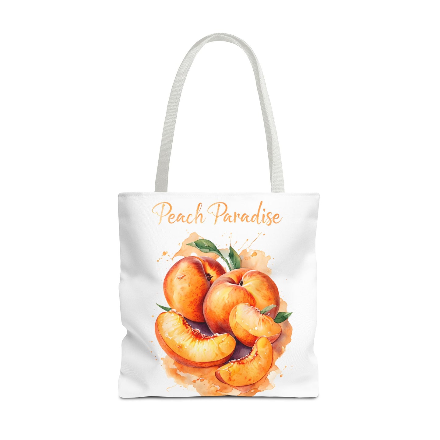 Peach Paradise Tote Bag | Fruit Lover Bag | Summer Accessory | Gift for Friends | Eco-Friendly Shopping Bag | Beach Bag | Foodie Tote