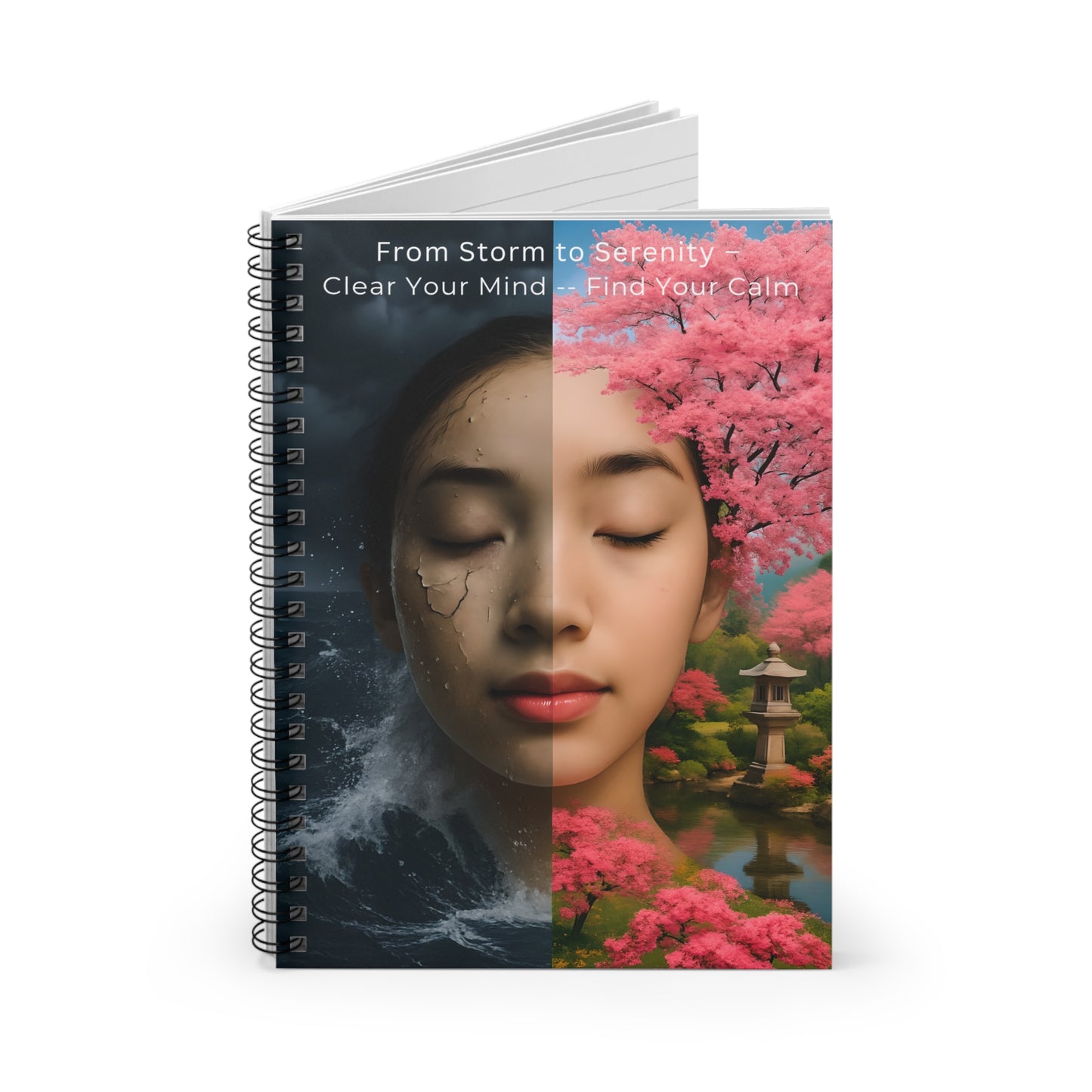 "From Storm to Serenity" Brain Dump Journal | ADHD and Neurodivergent-Friendly Thought Organizer for Stress & Clarity | Gift for Creatives | Mindfulness | Therapy Notes