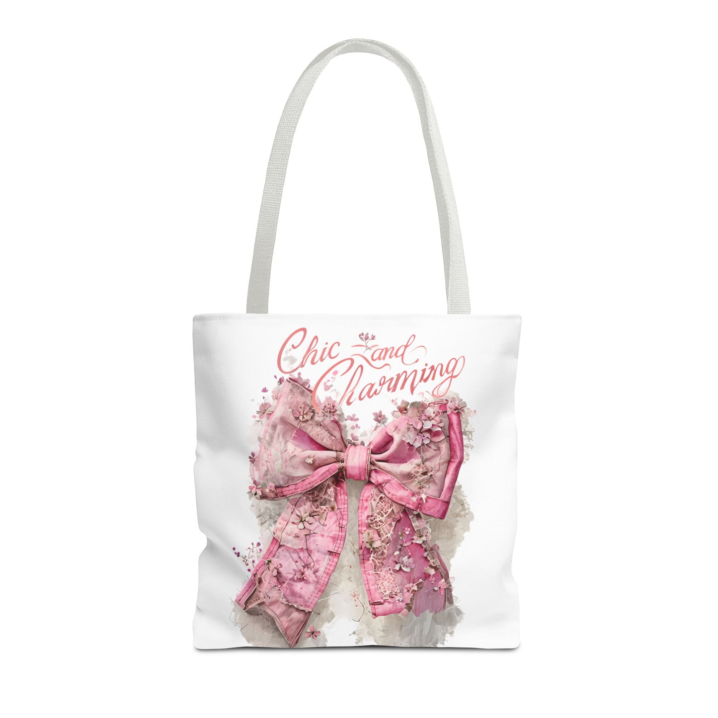Chic and Charming Bow Tote Bag | Cute Handbag | Coquette Tote | Gift for Her | Shopping Bag | Spring Accessory