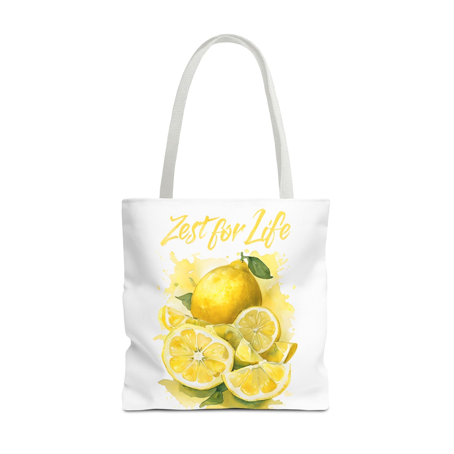 Zest for Life Tote Bag | Lemon Themed Bag | Eco-Friendly Shopper | Gift for Food Lovers | Summer Accessory | Fun and Cheerful Design