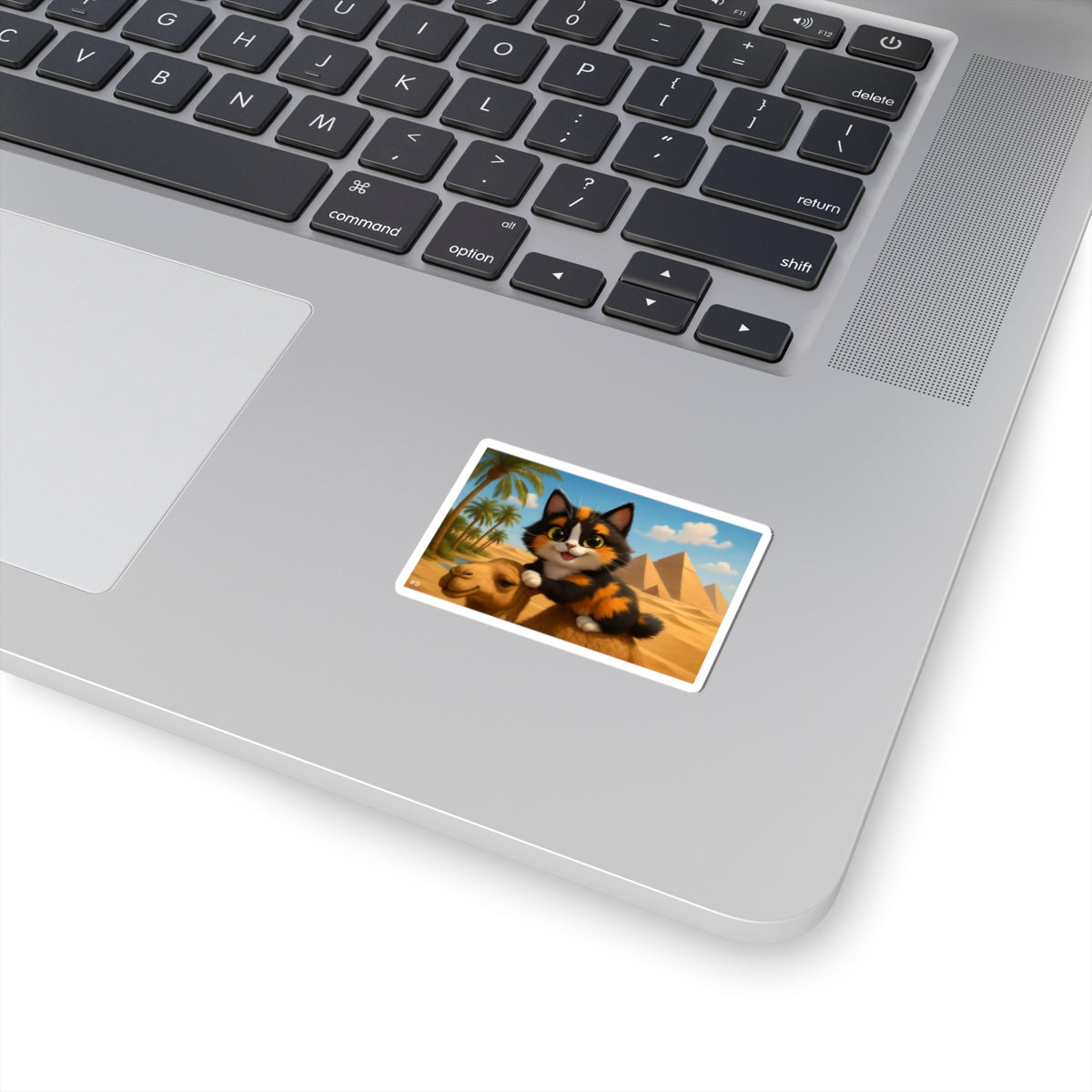 Gizmo's Sahara Desert Adventures Kiss-Cut Sticker #9 | Pet Lover Decor | Laptop Décor | Gift for Cat Lovers | Stationery | Scrapbooking | Homeschooling | World Travel