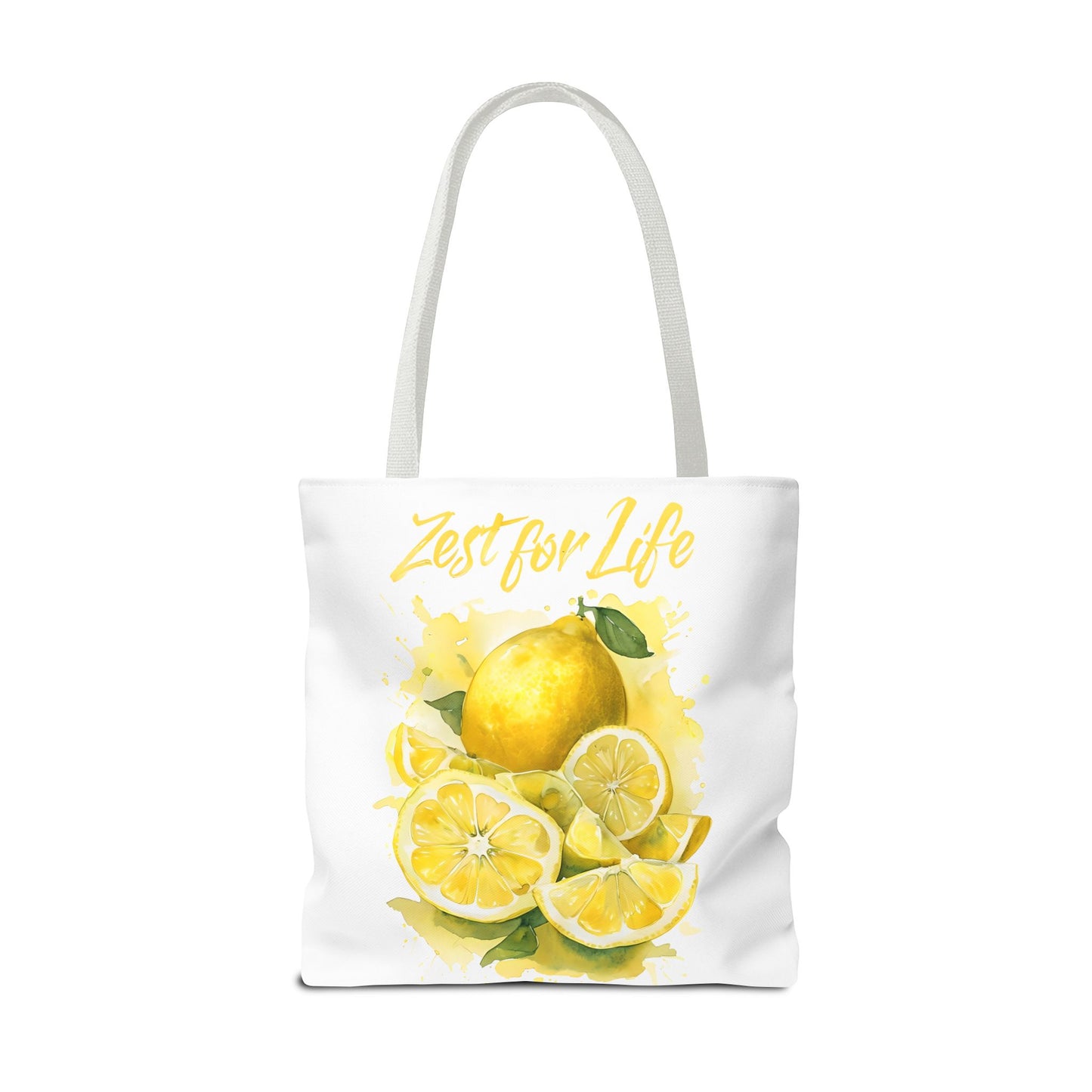Zest for Life Tote Bag | Lemon Themed Bag | Eco-Friendly Shopper | Gift for Food Lovers | Summer Accessory | Fun and Cheerful Design