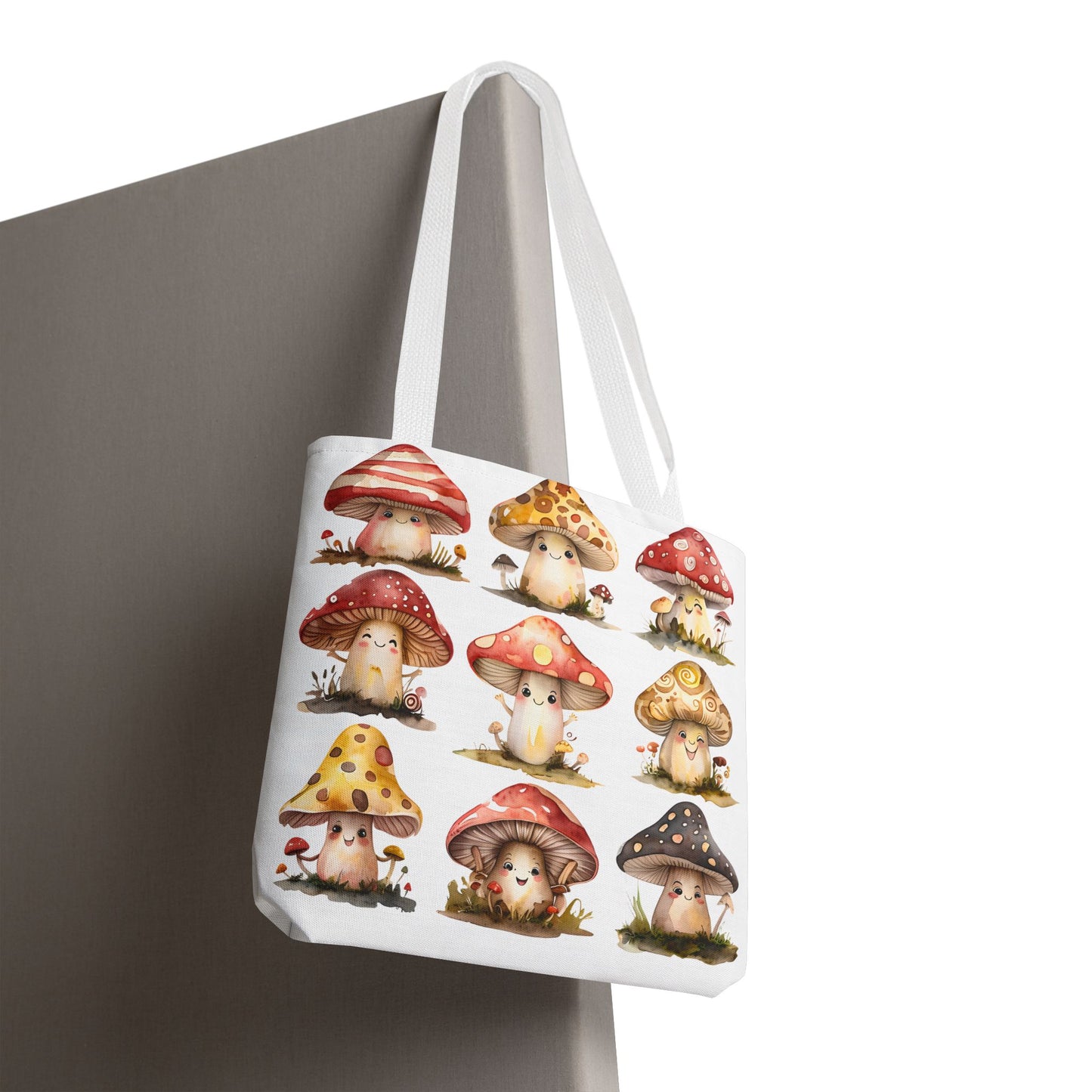 Cute Mushroom Tote Bag | Eco-Friendly Market Bag | Chic Grocery Tote | Gift for Nature Lovers | Fun Shopping Bag | Mushroom Lovers Gift