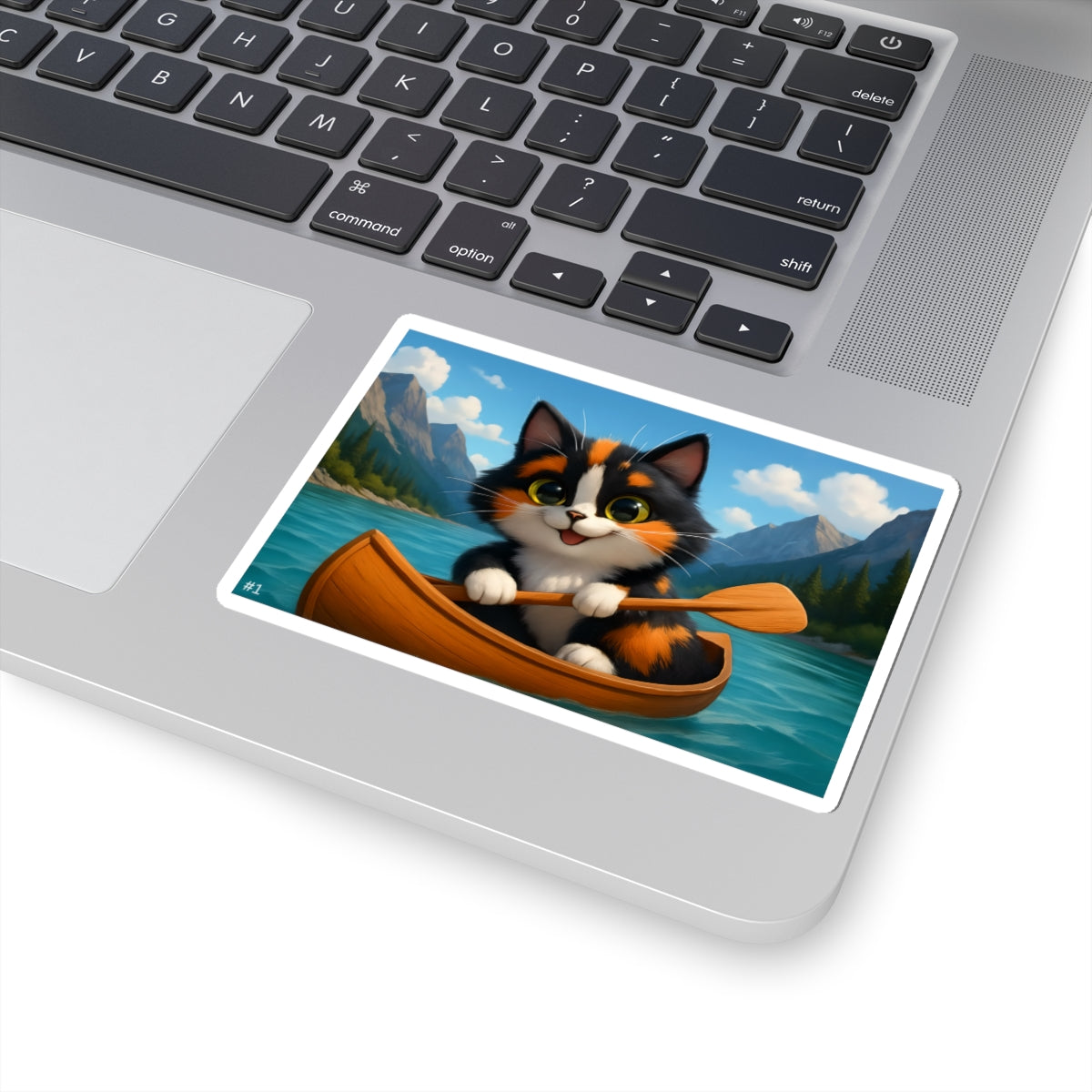 Gizmo's Rocky Mountain Adventures Kiss-Cut Sticker #1 | Pet Lover Decor | Laptop Décor | Gift for Cat Lovers | Stationery | Scrapbooking | Homeschooling