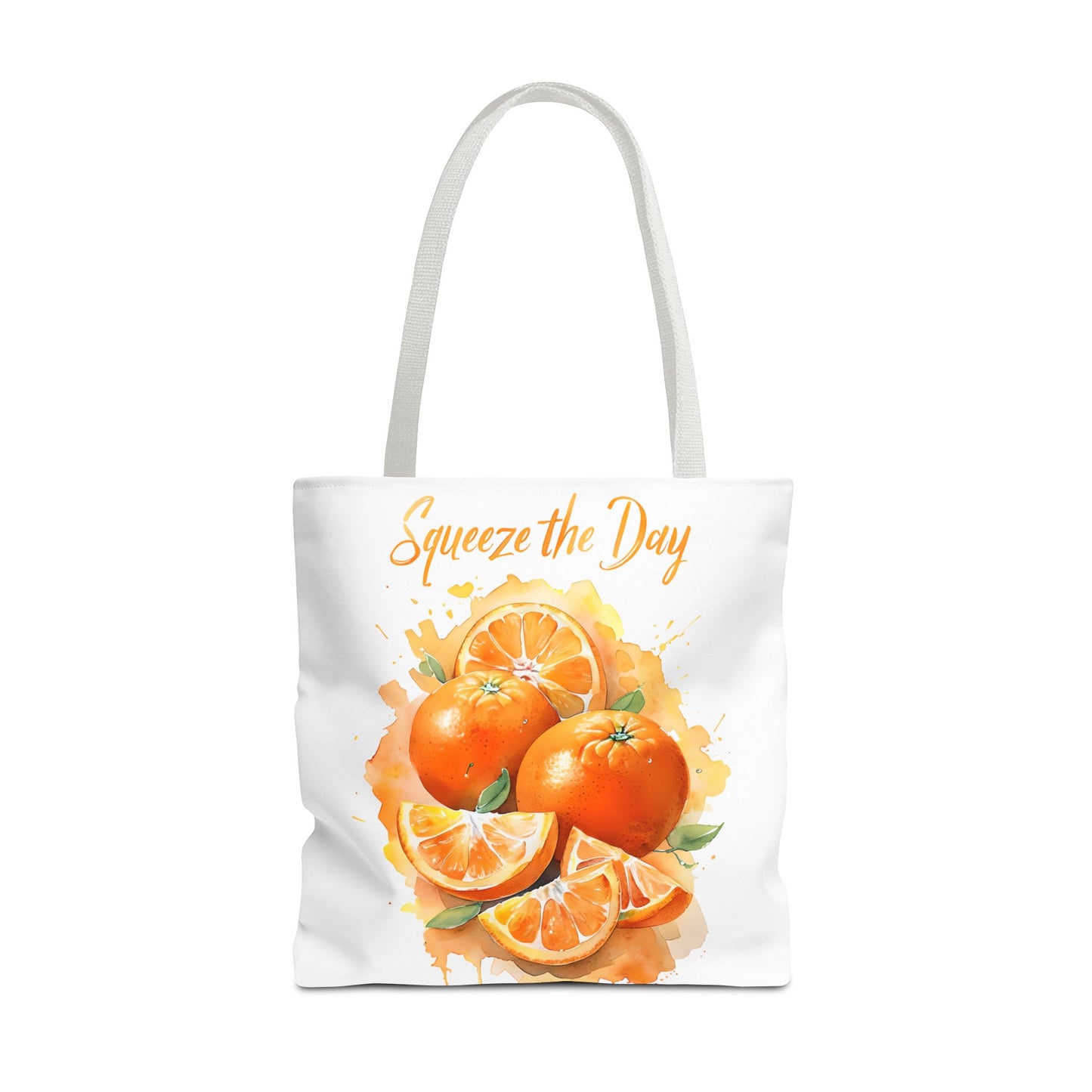 Orange Citrus - Squeeze the Day Tote Bag | Eco-Friendly Shopping Bag | Beach Bag | Gift for Fruit Lovers | Summer Accessory