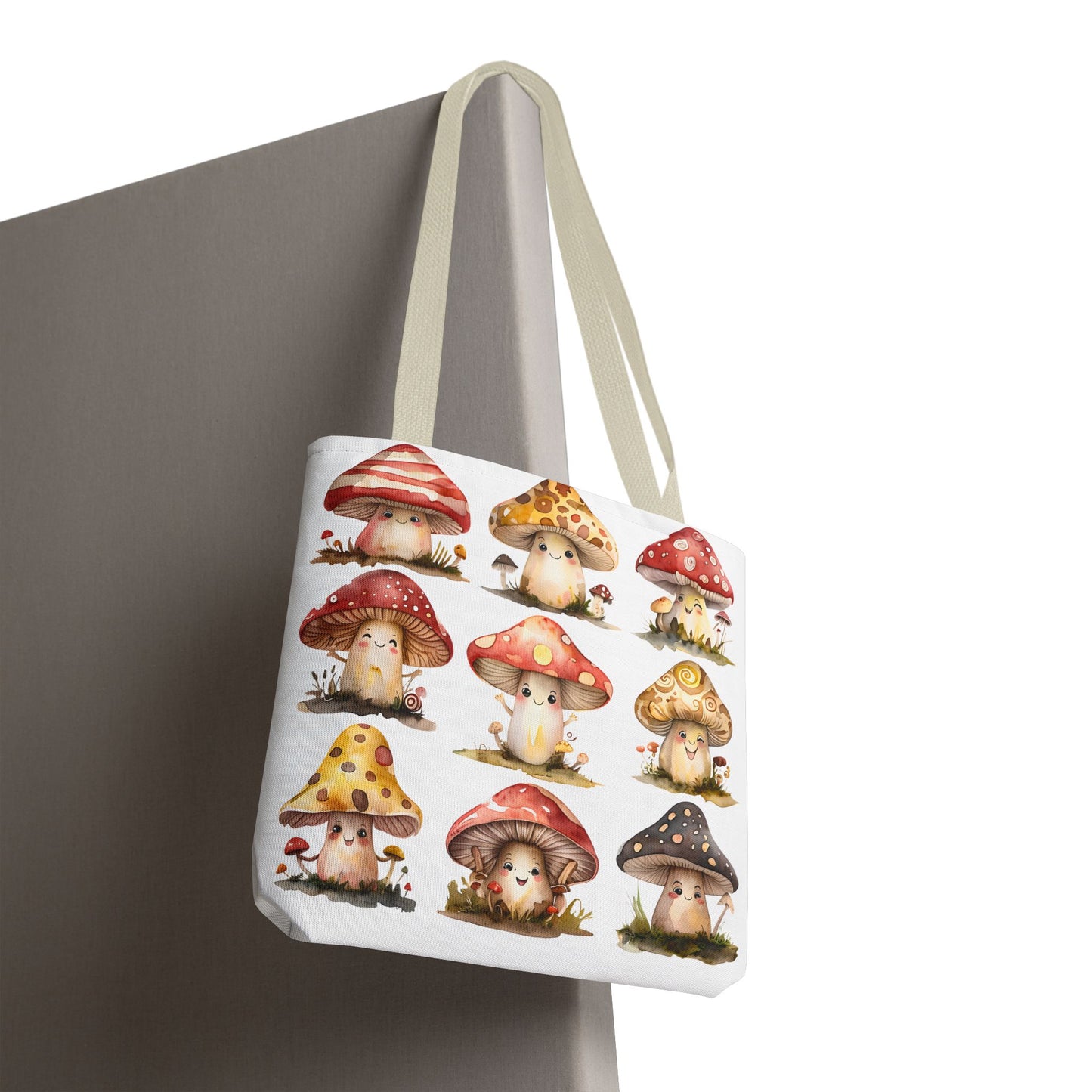 Cute Mushroom Tote Bag | Eco-Friendly Market Bag | Chic Grocery Tote | Gift for Nature Lovers | Fun Shopping Bag | Mushroom Lovers Gift