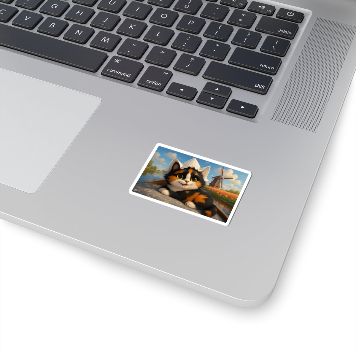 Gizmo's Netherlands Canal Cruise Adventures Kiss-Cut Sticker #7 | Pet Lover Decor | Laptop Décor | Gift for Cat Lovers | Stationery | Scrapbooking | Homeschooling | World Travel