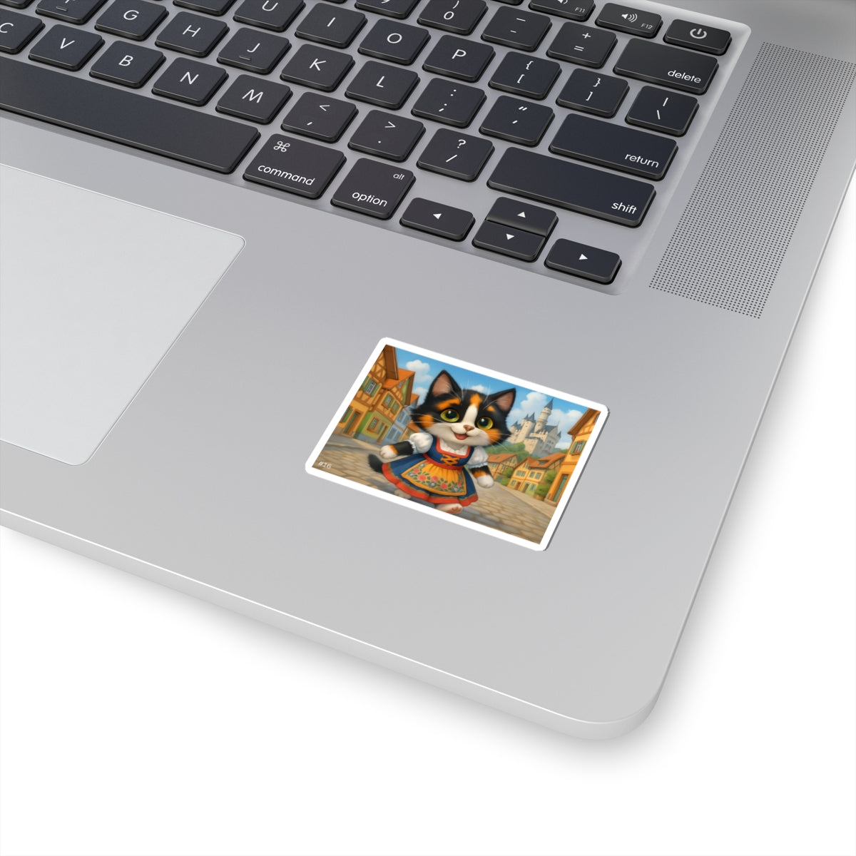 Gizmo's Germany Castle Adventures Kiss-Cut Sticker #16 | Pet Lover Decor | Laptop Décor | Gift for Cat Lovers | Stationery | Scrapbooking | Homeschooling | World Travel