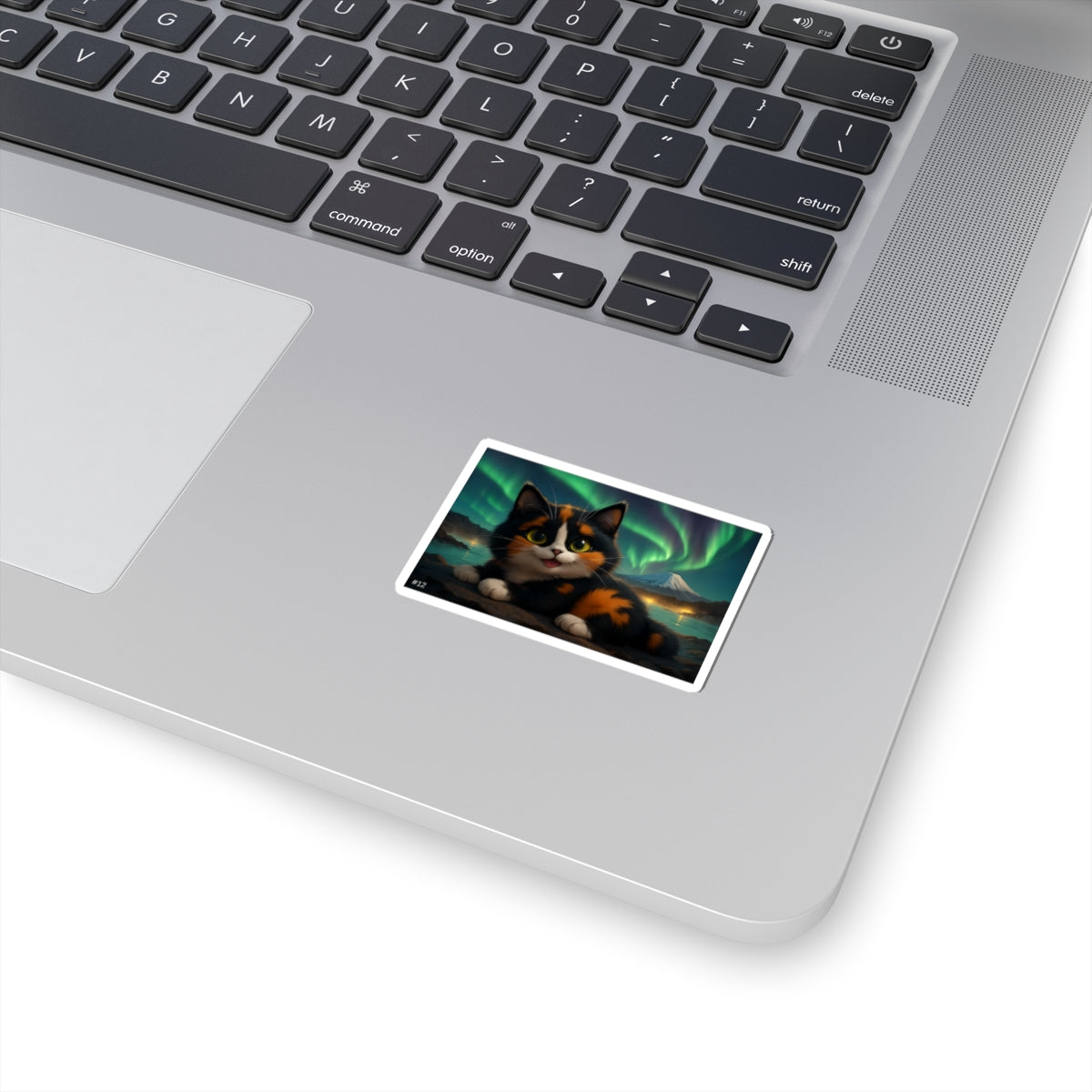 Gizmo's Land of Fire & Ice, Iceland Adventures Kiss-Cut Sticker #12 | Pet Lover Decor | Laptop Décor | Gift for Cat Lovers | Stationery | Scrapbooking | Homeschooling | World Travel