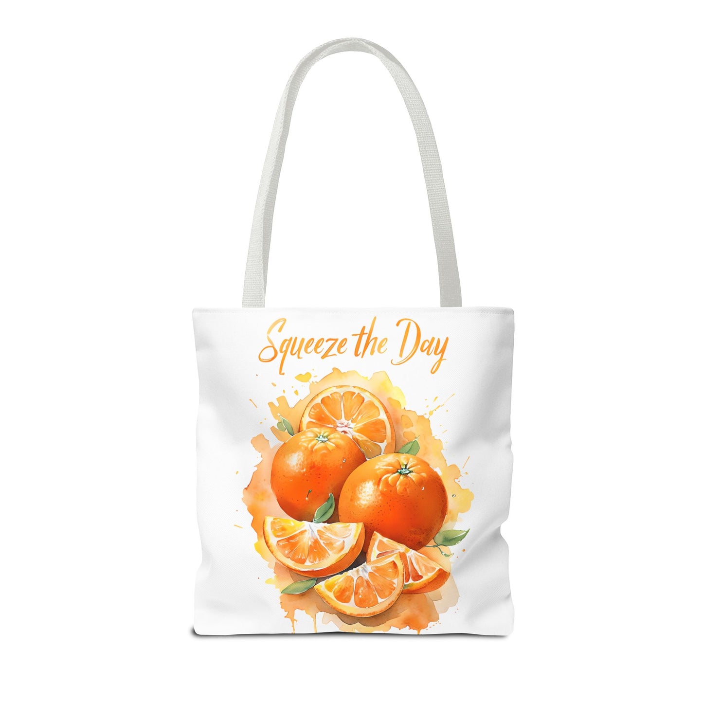 Orange Citrus - Squeeze the Day Tote Bag | Eco-Friendly Shopping Bag | Beach Bag | Gift for Fruit Lovers | Summer Accessory