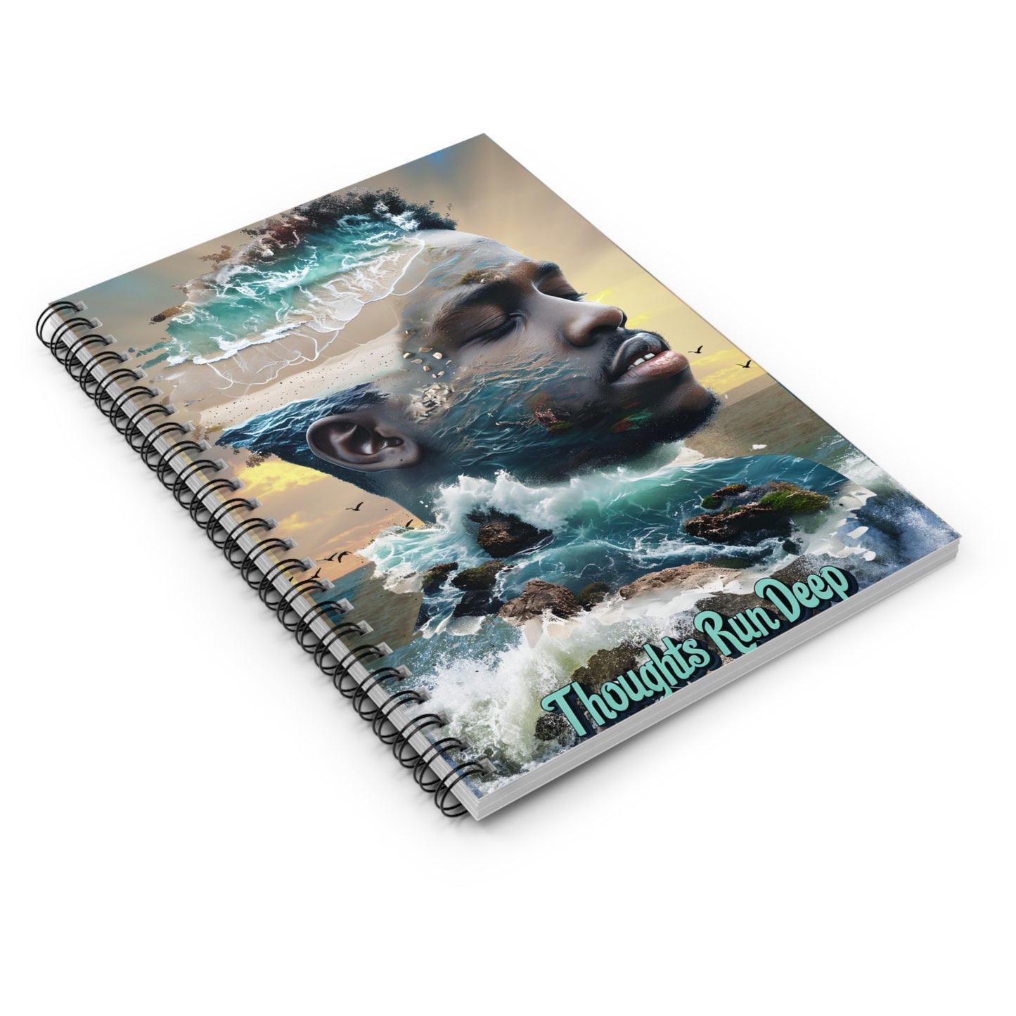 Thoughts Run Deep – Brain Dump Journal for Overthinking, Anxiety, Mental & Emotional Clarity | Introvert | Neurodivergent Reflection