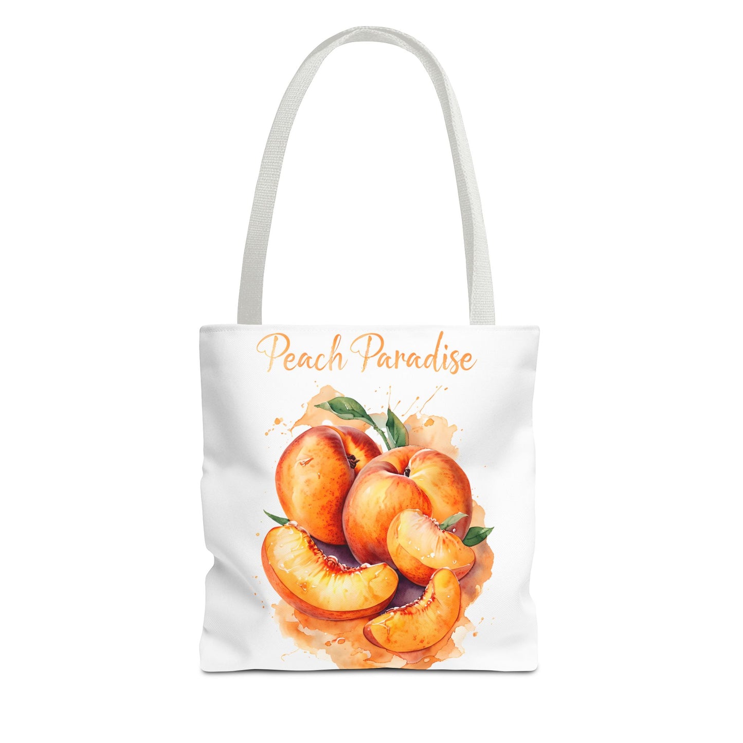 Peach Paradise Tote Bag | Fruit Lover Bag | Summer Accessory | Gift for Friends | Eco-Friendly Shopping Bag | Beach Bag | Foodie Tote