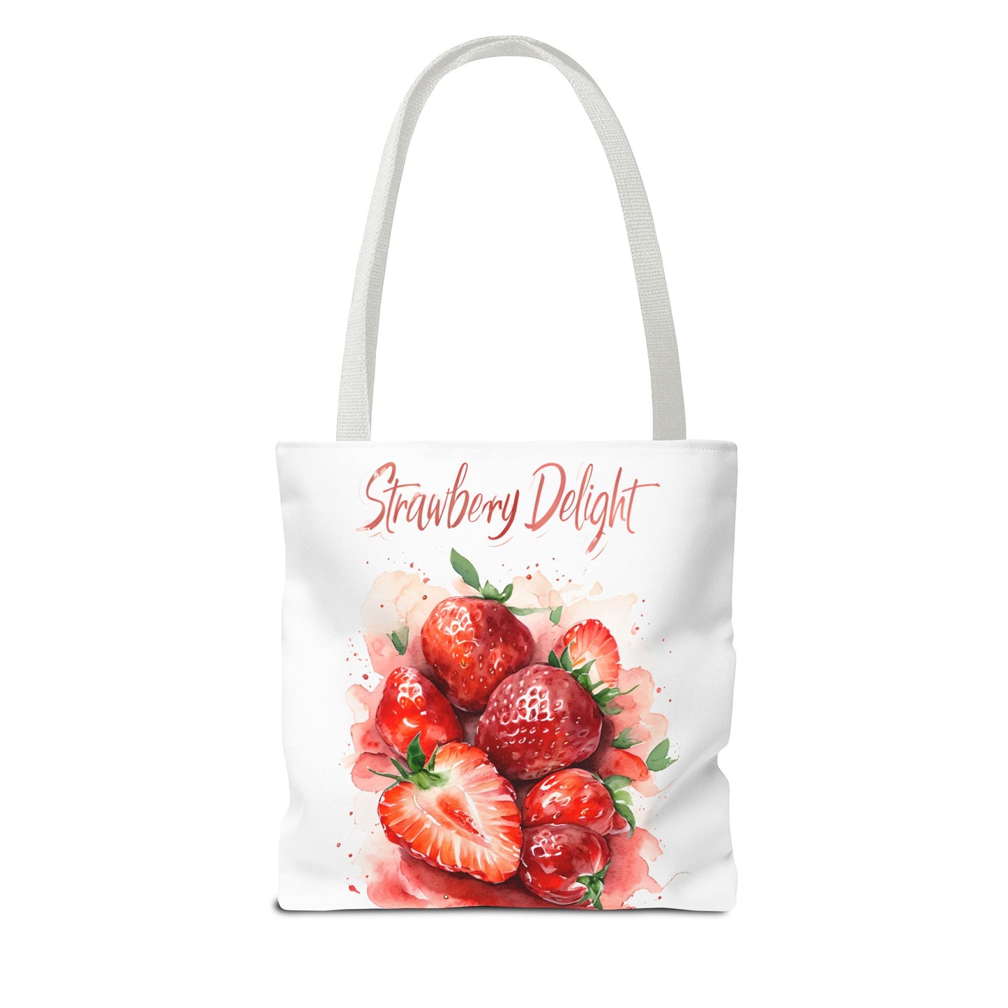 Strawberry Delight Tote Bag | Cute Grocery Tote | Summer Vibes Bag | Eco-Friendly Shopping Tote | Fun Gift for Fruit Lovers | Foodie Tote