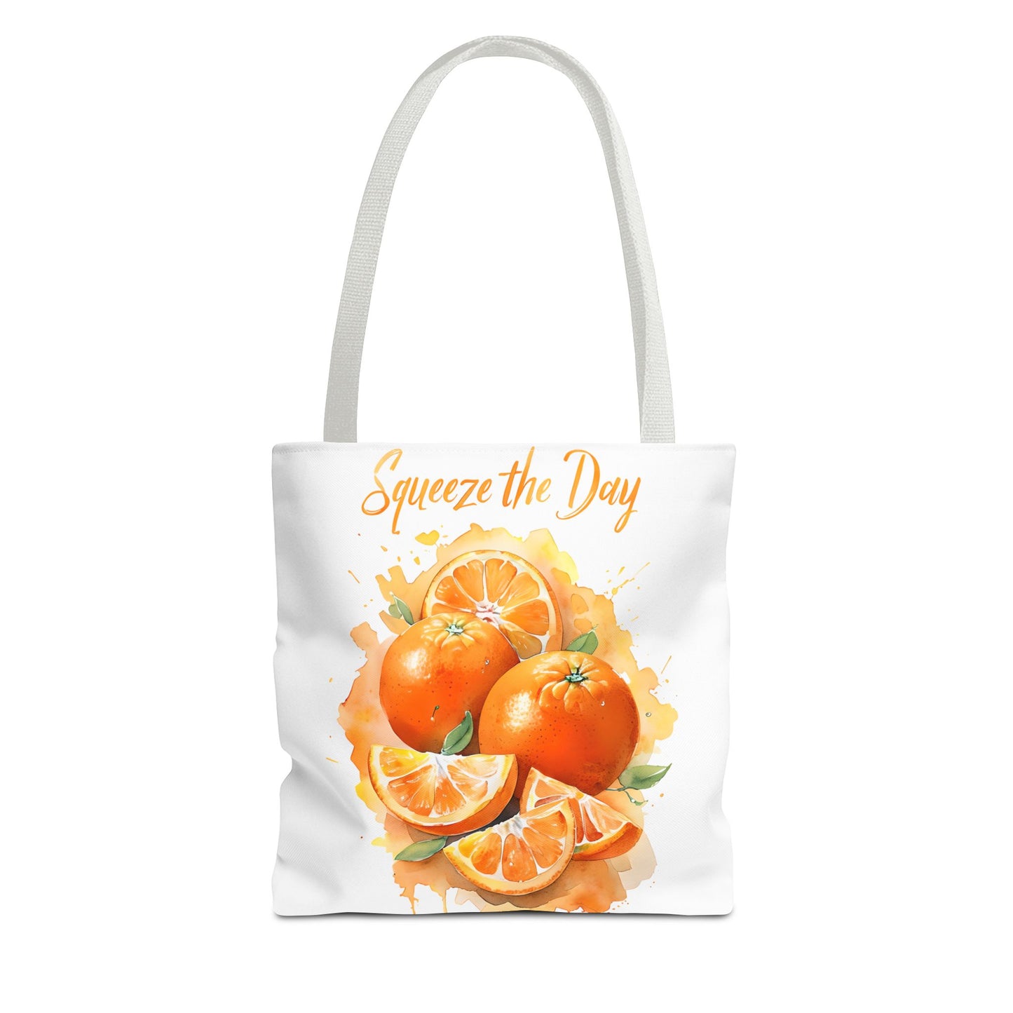 Orange Citrus - Squeeze the Day Tote Bag | Eco-Friendly Shopping Bag | Beach Bag | Gift for Fruit Lovers | Summer Accessory