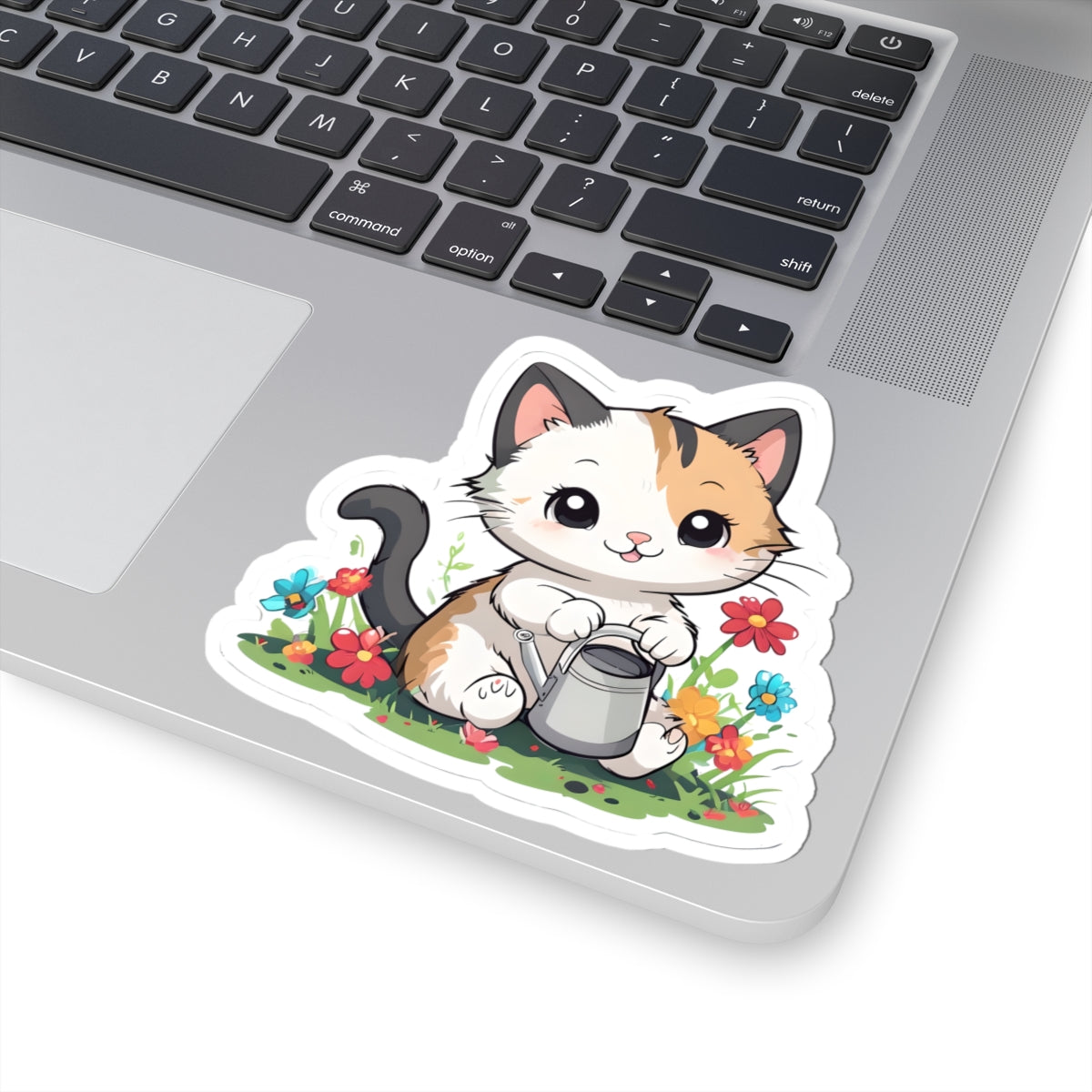 Cute Gardening Cat Kiss-Cut Stickers | Nature Lover Stickers | Cat Enthusiast Decor | Homeschooling | Scrapbooking