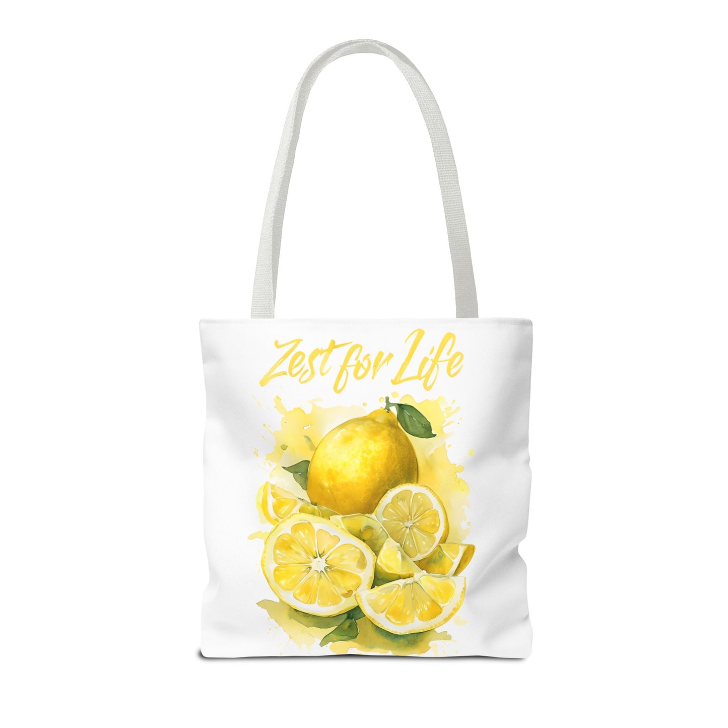 Zest for Life Tote Bag | Lemon Themed Bag | Eco-Friendly Shopper | Gift for Food Lovers | Summer Accessory | Fun and Cheerful Design