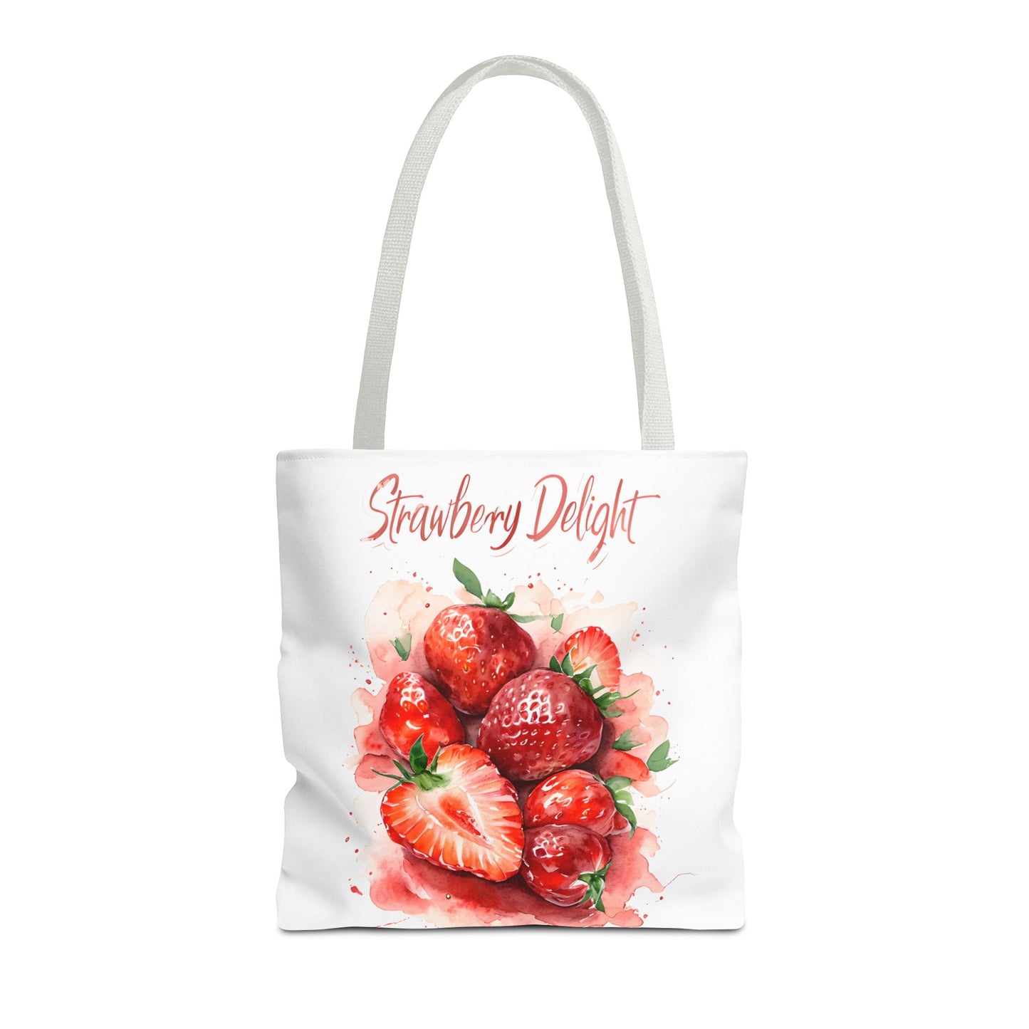 Strawberry Delight Tote Bag | Cute Grocery Tote | Summer Vibes Bag | Eco-Friendly Shopping Tote | Fun Gift for Fruit Lovers | Foodie Tote