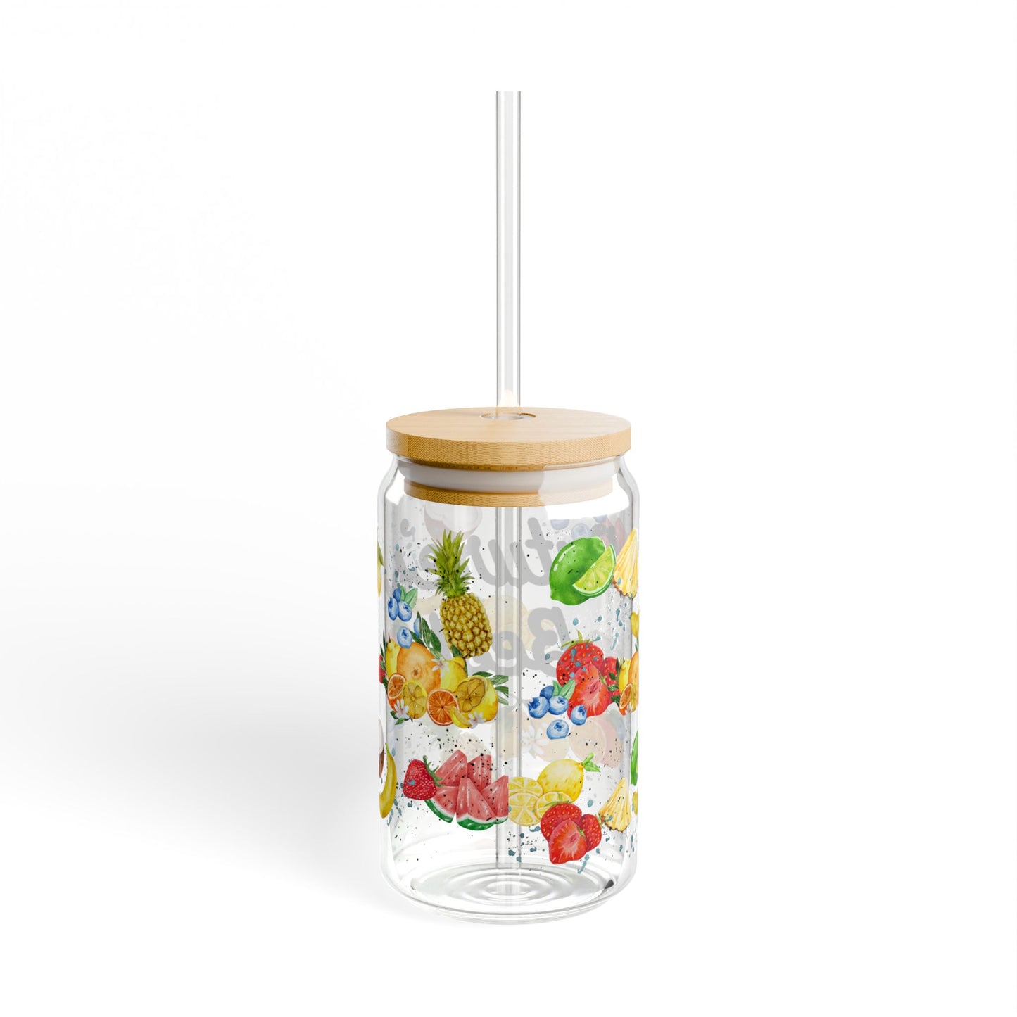 NATURE’S BEST Glass Sipper Cup | Fruit Drinks | Matcha | Dirty Soda Cup | Iced Tea | Student Accessory | Medical Professionals | Wedding/Anniversary, Housewarming Gift