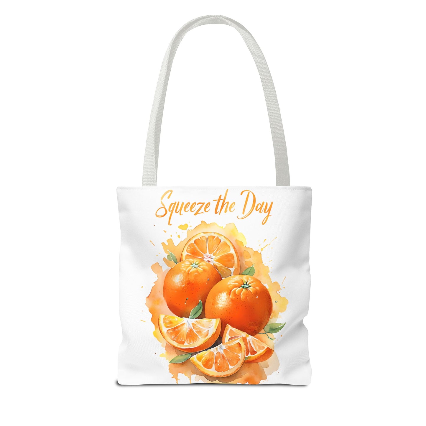 Orange Citrus - Squeeze the Day Tote Bag | Eco-Friendly Shopping Bag | Beach Bag | Gift for Fruit Lovers | Summer Accessory