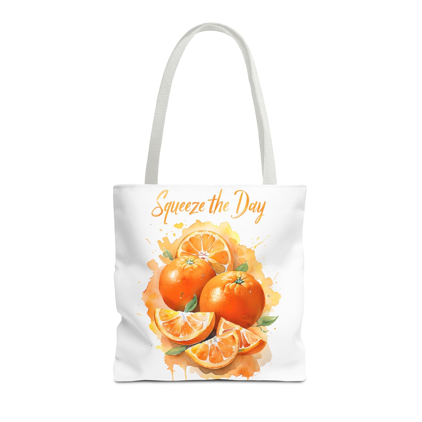 Orange Citrus - Squeeze the Day Tote Bag | Eco-Friendly Shopping Bag | Beach Bag | Gift for Fruit Lovers | Summer Accessory