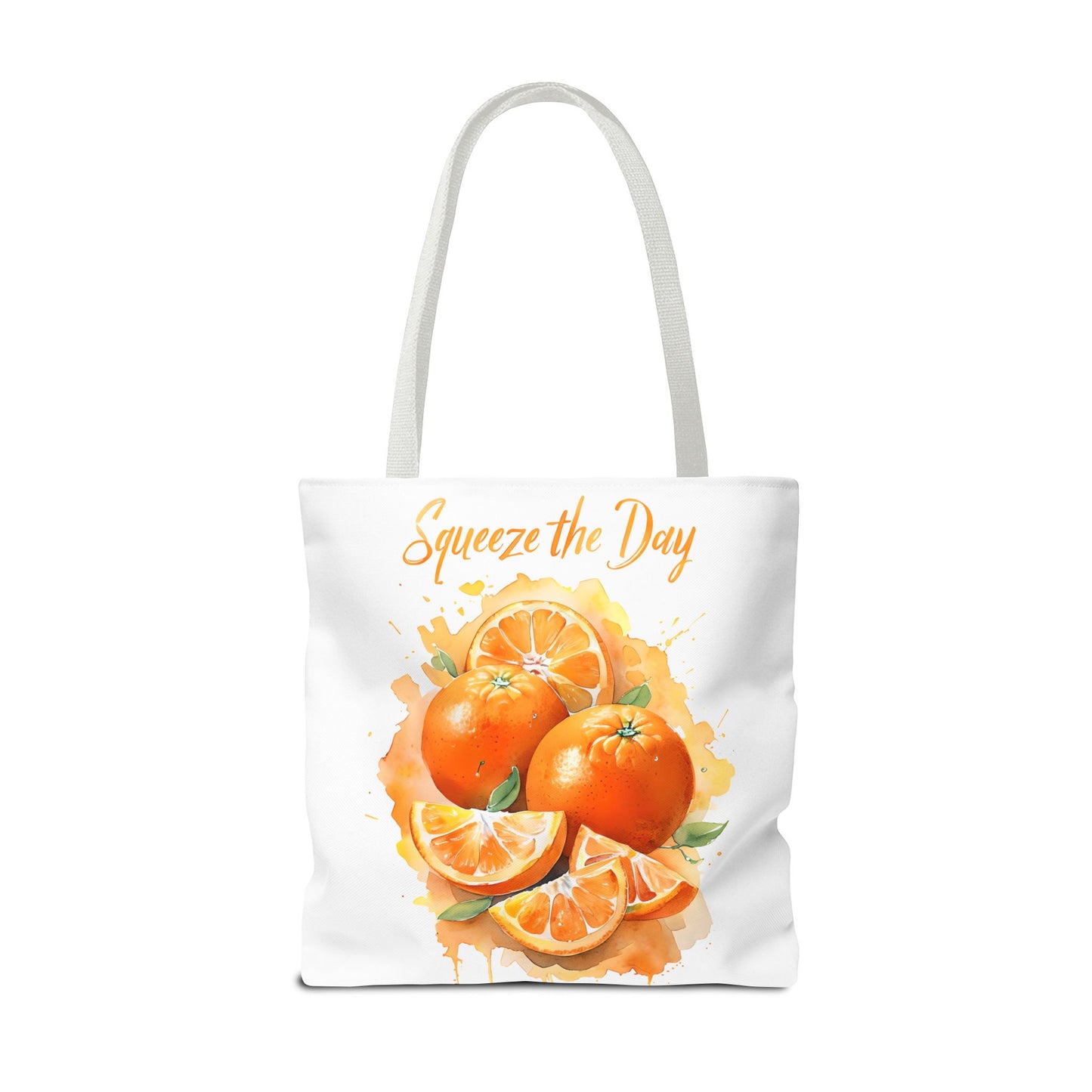 Orange Citrus - Squeeze the Day Tote Bag | Eco-Friendly Shopping Bag | Beach Bag | Gift for Fruit Lovers | Summer Accessory