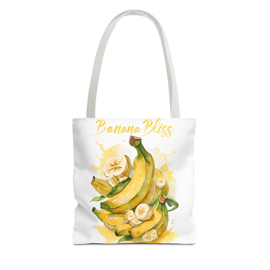 Banana Bliss Tote Bag | Eco-Friendly Shopper | Grocery Bag | Fruit Lover Gift | Beach Tote | Summertime Accessory | Foodie Tote