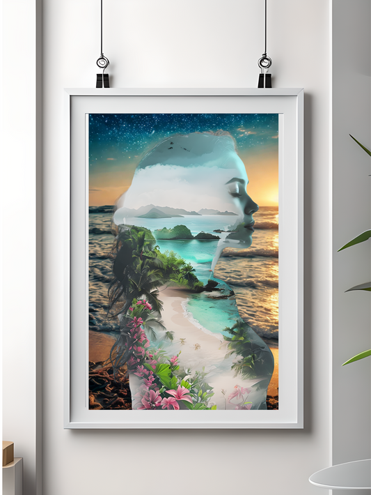 In The Moment- Instant Download Digital Calming Beach Wall Art